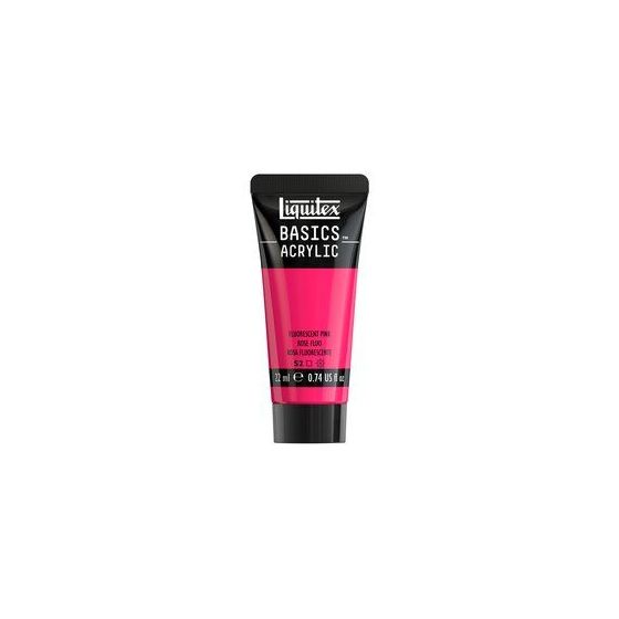 Basics acrylique tube 22 ml - Liquitex Couleur:ROSE FLUORESCENT{image_id}