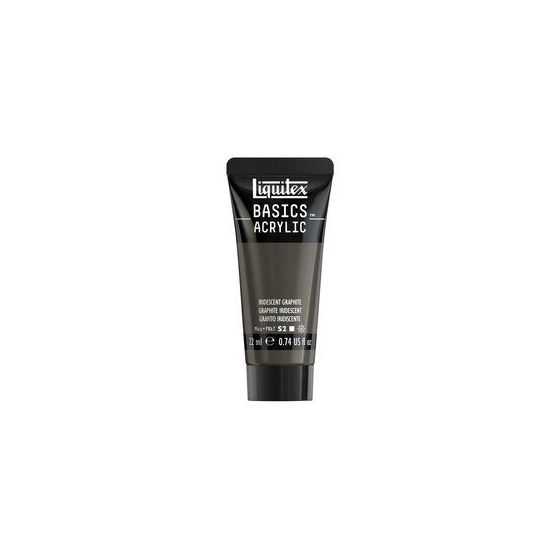 Basics acrylique tube 22 ml - Liquitex Couleur:GRAPHITE IRIDESCENT{image_id}