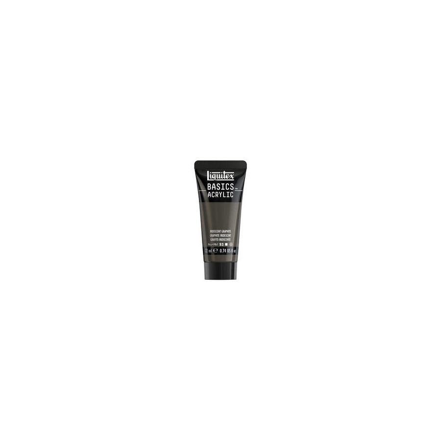 Basics acrylique tube 22 ml - Liquitex Couleur:GRAPHITE IRIDESCENT{image_id}