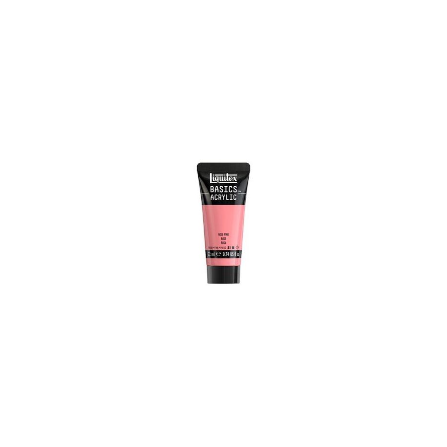 Basics acrylique tube 22 ml - Liquitex Couleur:ROSE{image_id}
