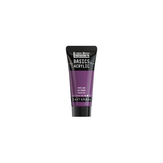 Basics acrylique tube 22 ml - Liquitex Couleur:GRIS POURPRE{image_id}