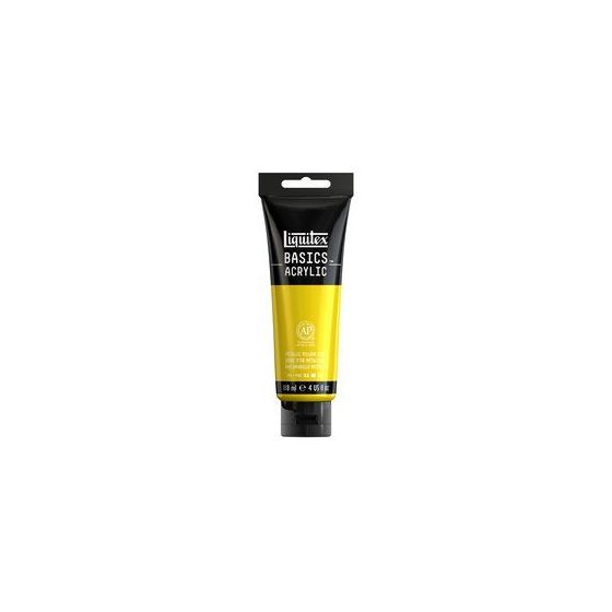 Basics acrylique tube 22 ml - Liquitex Couleur:JAUNE D'OR METALLIQUE{image_id}