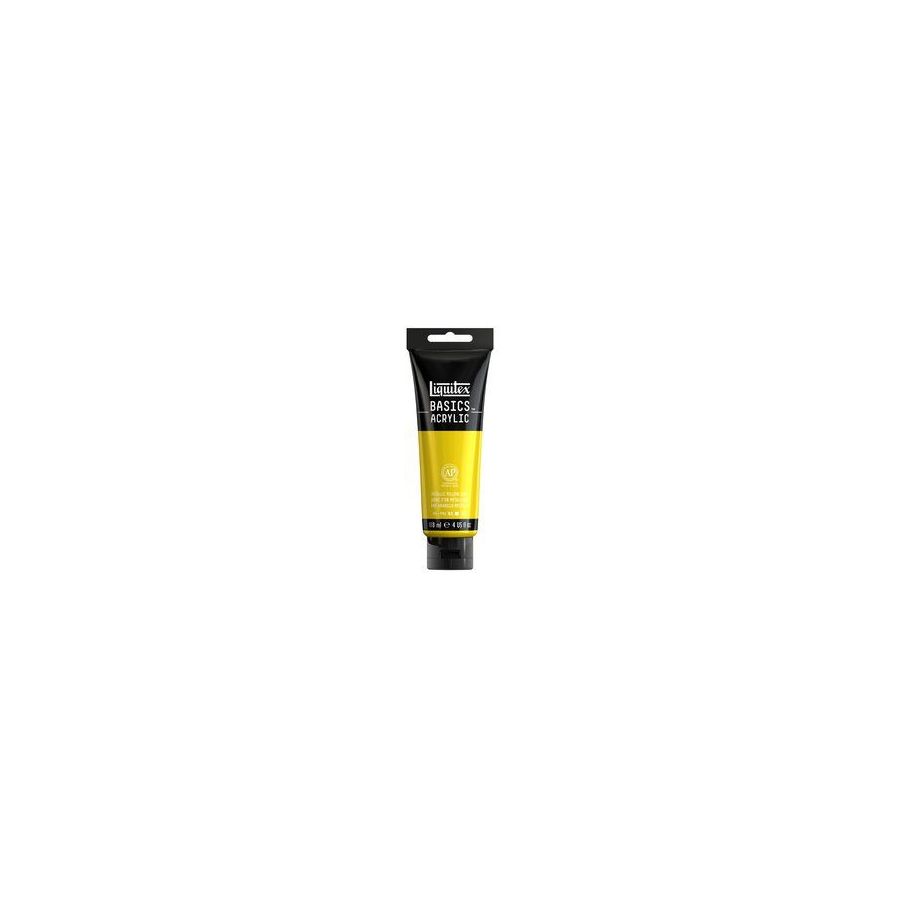 Basics acrylique tube 22 ml - Liquitex Couleur:JAUNE D'OR METALLIQUE{image_id}