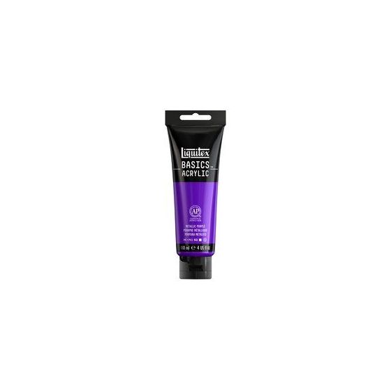 Basics acrylique tube 22 ml - Liquitex Couleur:POURPRE METALLIQUE{image_id}
