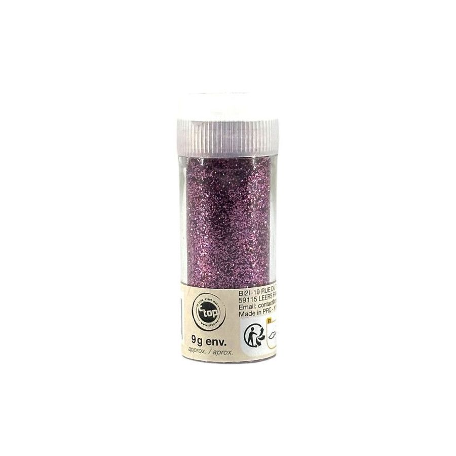 Tubes de paillettes biodegradables 9G Couleur:VIOLET{image_id}