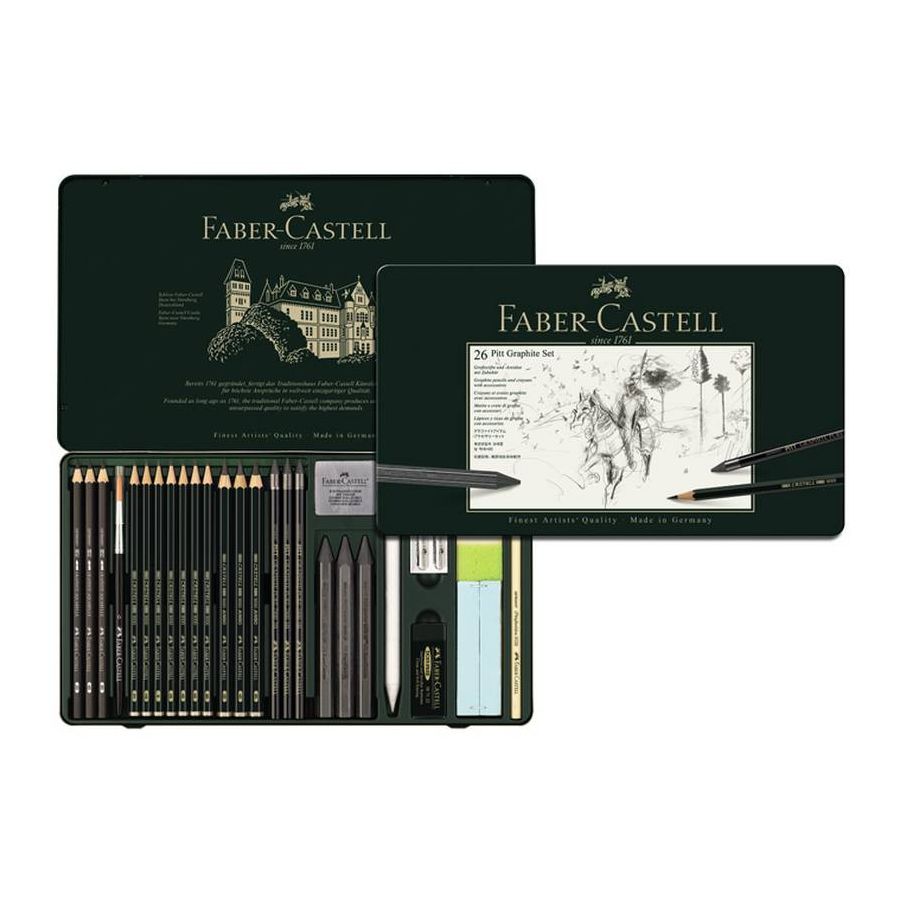 BOITE METAL PITT GRAPHITE x26 BOITE METAL PITT GRAPHITE x26