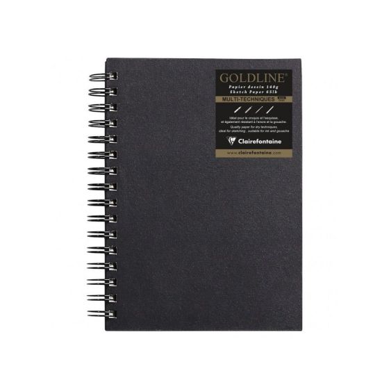 Bloc spirale A5 64 feuilles 140g Clairefontaine {image_id}