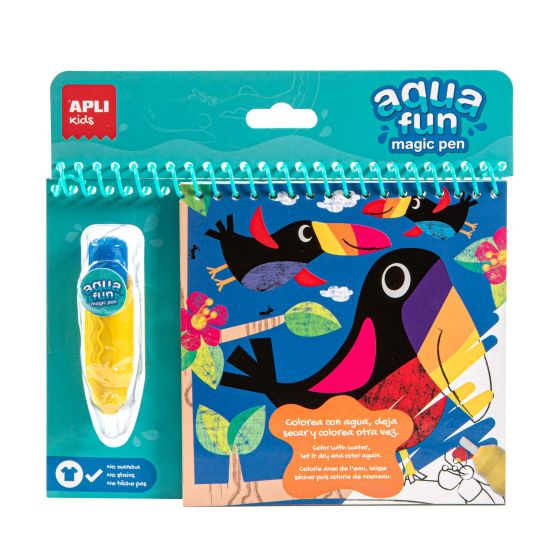 Bloc de coloriage Aqua Fun Magic Water - Modèle Jungle {image_id}