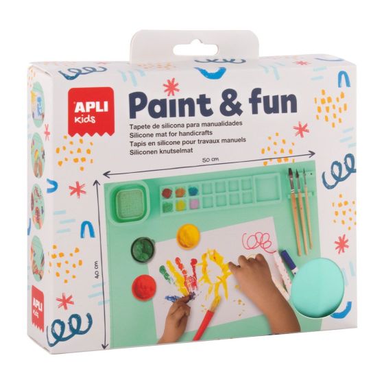 Tapis en Silicone Vert APLI - Idéal pour la peinture et les loisirs créatifs {image_id}