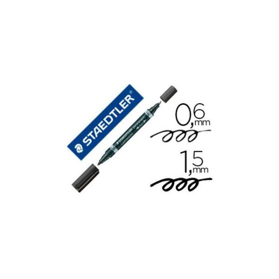 Marqueur double pointe Staedtler Lumocolor - Feutre permanent pour tous supports {image_id}