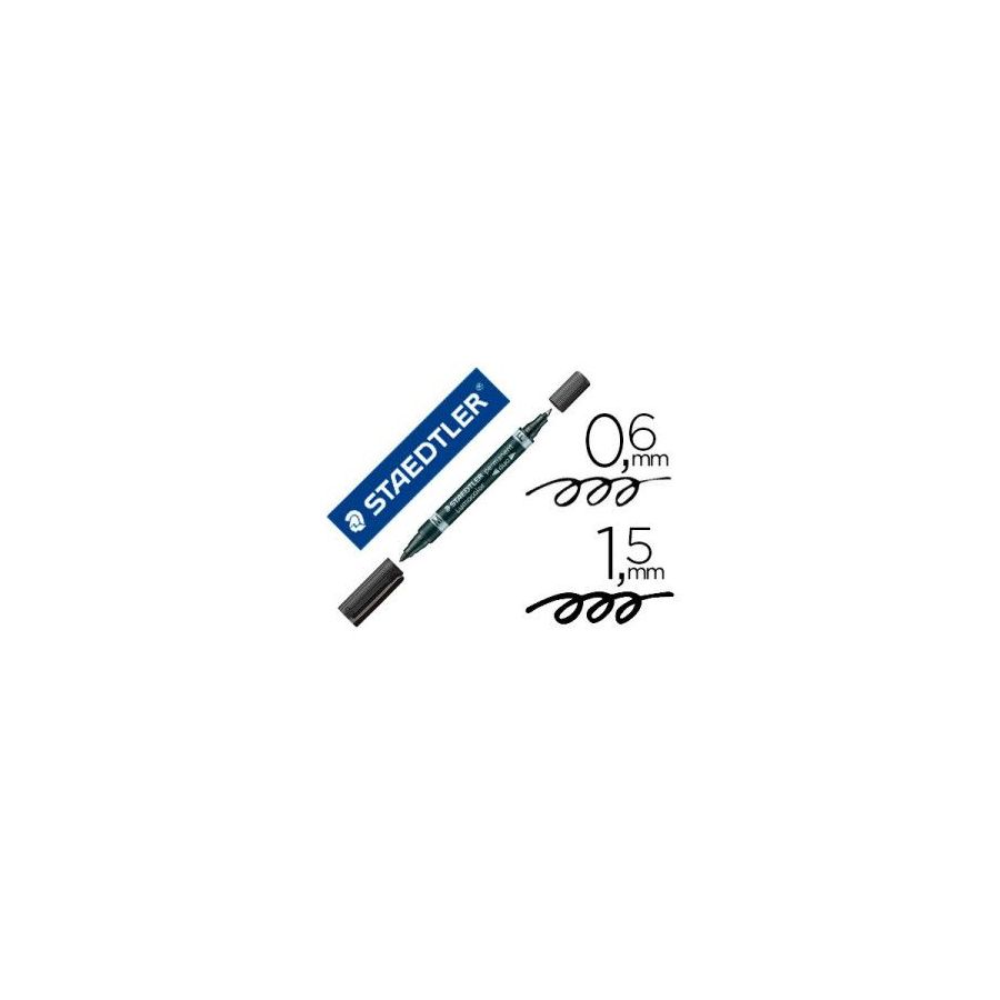Marqueur double pointe Staedtler Lumocolor - Feutre permanent pour tous supports {image_id}