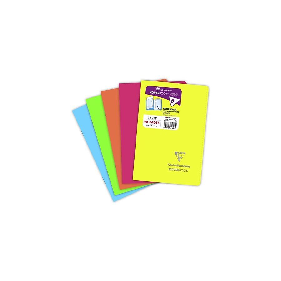 Carnet KOVERBOOK NEON 96P 11X17 CLAIREFONTAINE {image_id}