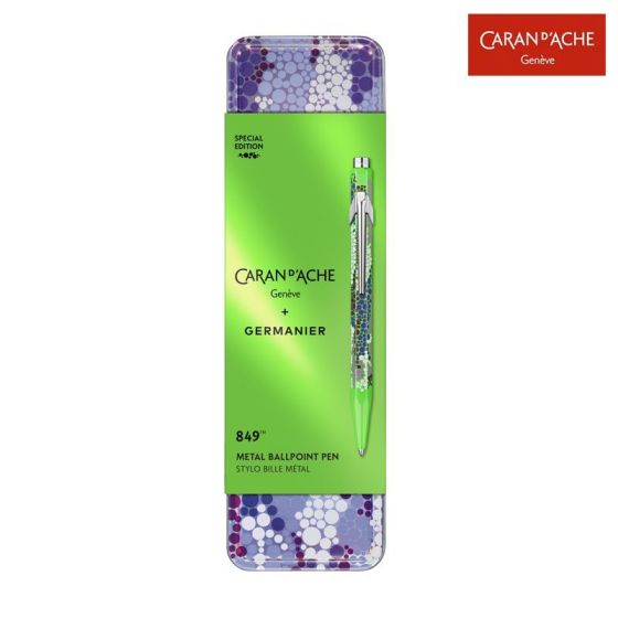 Stylo bille Caran d'Ache 849 Germanier Vert Fluo - Édition Spéciale Les Fulgureuses {image_id}