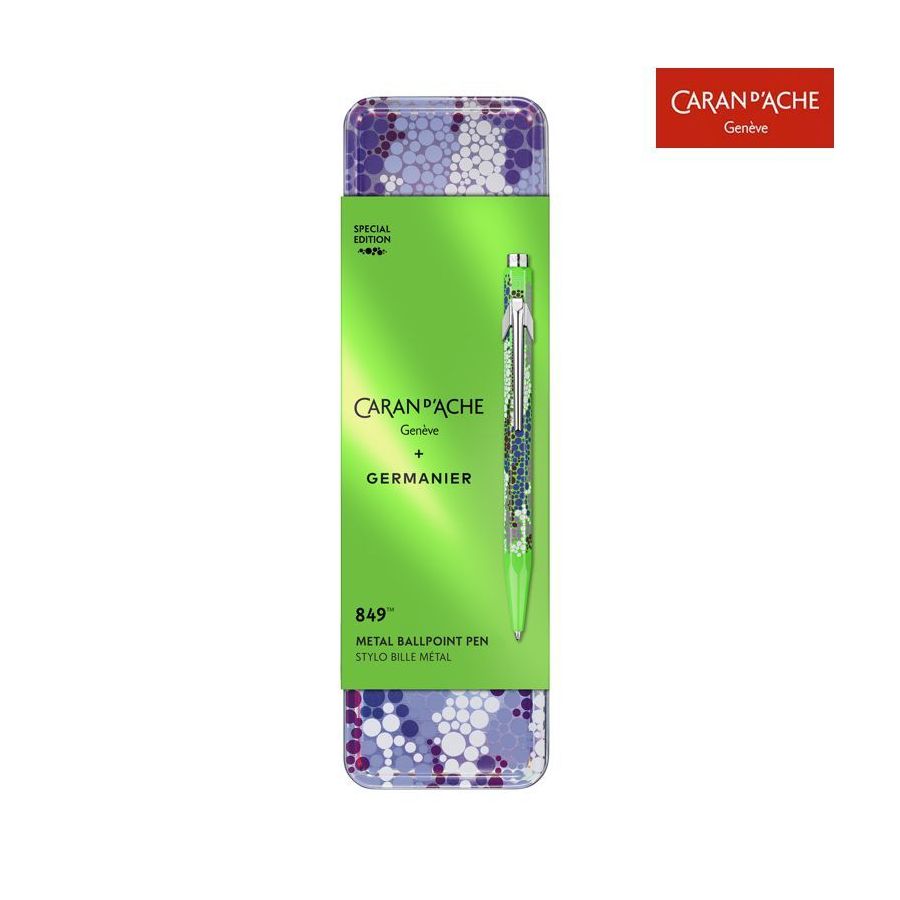 Stylo bille Caran d'Ache 849 Germanier Vert Fluo - Édition Spéciale Les Fulgureuses {image_id}