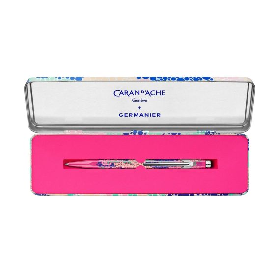 Stylo Bille Caran d'Ache Germanier RoseFluo 849 - Édition Spéciale Les Fulgureuses {image_id}
