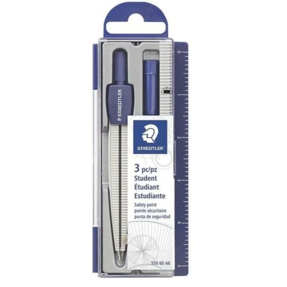 COMPAS SCOLAIRE STAEDTLER 550 50 Noris - Précision et fiabilité {image_id}