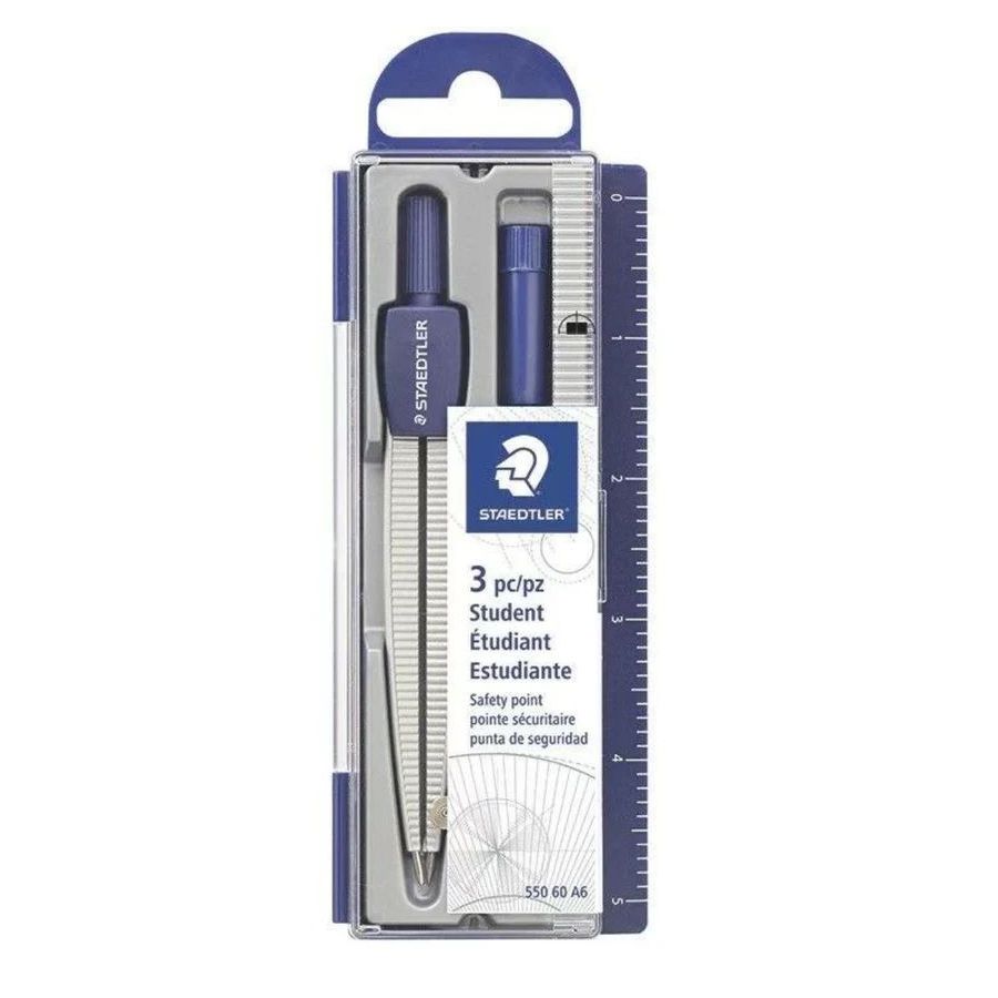 COMPAS SCOLAIRE STAEDTLER 550 50 Noris - Précision et fiabilité {image_id}