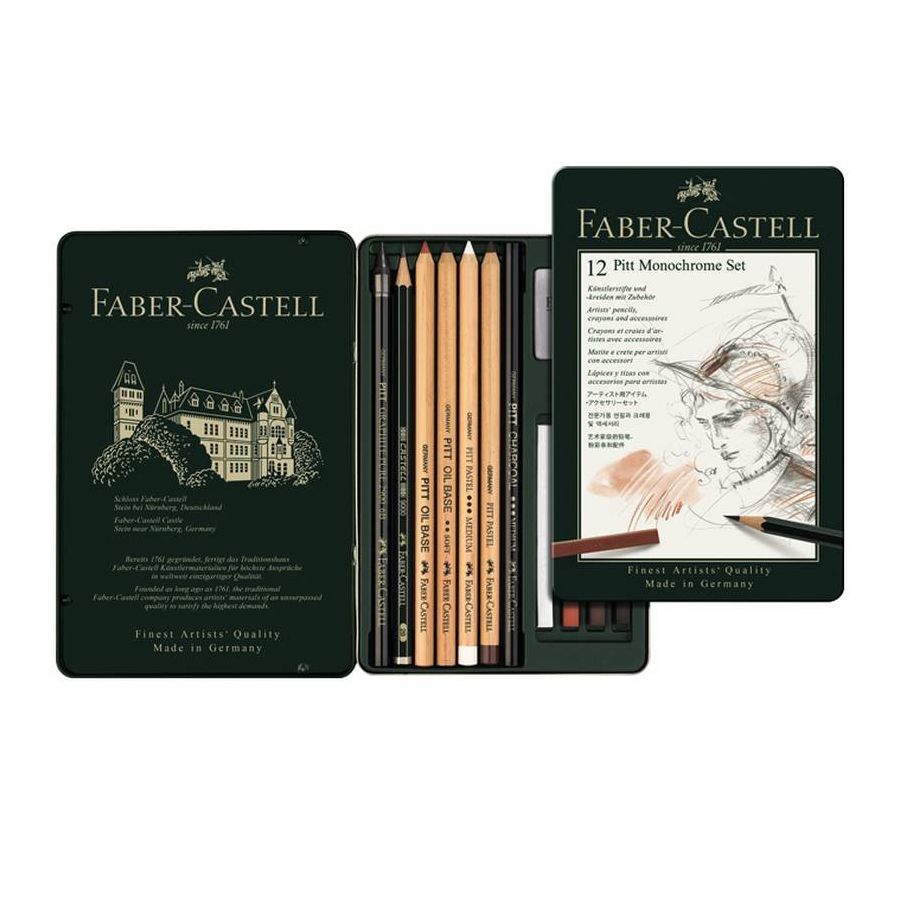 BOITE METAL PITT MONOCHROME x12 BOITE METAL PITT MONOCHROME x12