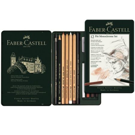 BOITE METAL PITT MONOCHROME x12 