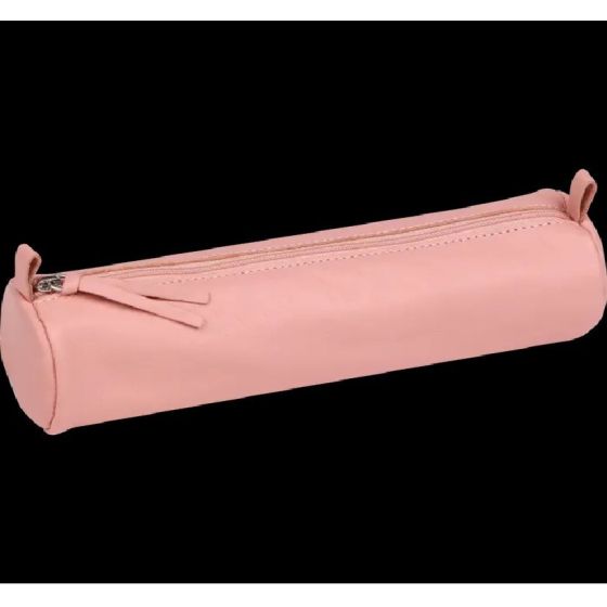 Trousse en cuir teinte assortiment pastel Ø5,5x22 - Clairefontaine {image_id}