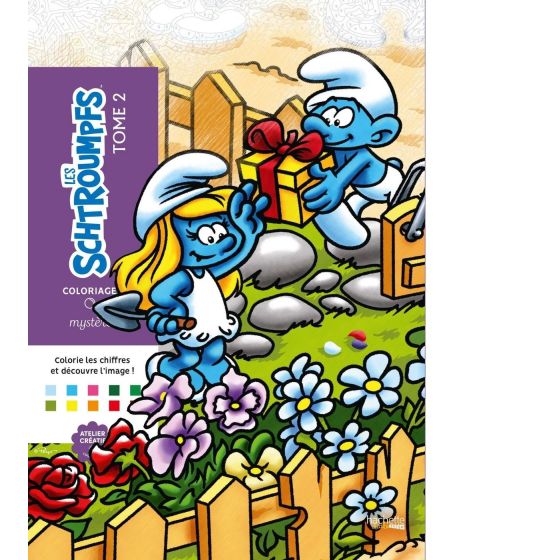 Coloriages Mystères Schtroumpfs Tome 2 - Livre de Coloriage Illustré par Alexandre Karam {image_id}