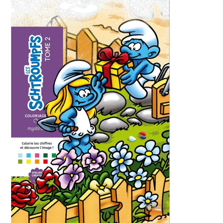 Coloriages Mystères Schtroumpfs Tome 2 - Livre de Coloriage Illustré par Alexandre Karam {image_id}
