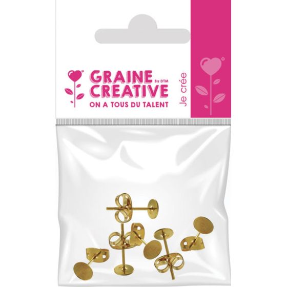 Boucles d’Oreilles Clous Dorés – Lot de 3 Paires : Métal anti-allergie sans nickel