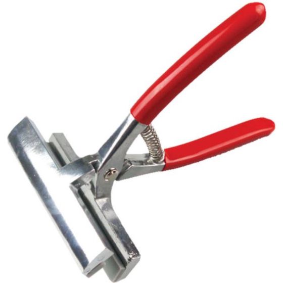 Pince à tendre la toile 12 cm – Métal rouge avec poignées ergonomiques