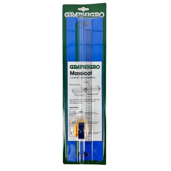 Massicot Portable 30 cm – Lame circulaire de précision pour papier et photos