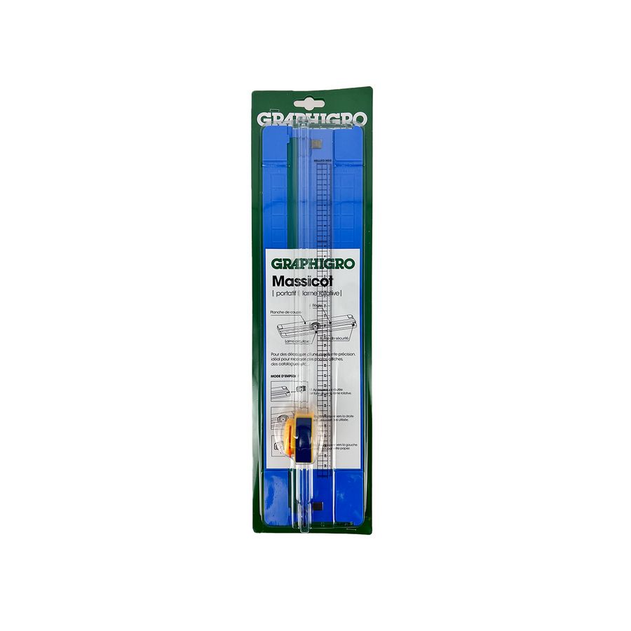 Massicot Portable 30 cm – Lame circulaire de précision pour papier et photos