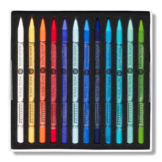 Boîte magnétique 24 crayons pastels extra-fins – Palette spéciale paysages