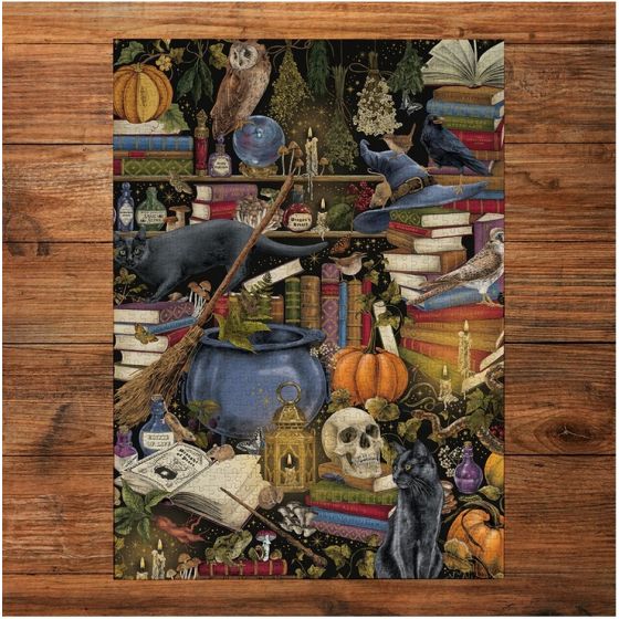 Puzzle Gibsons Witchcraft 1000 pièces – Magie et mystère à assembler