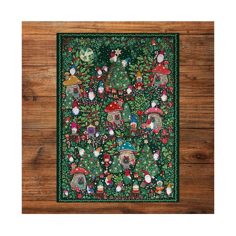 Puzzle Christmas Village 1000 pièces – Magie de Noël et village enchanté