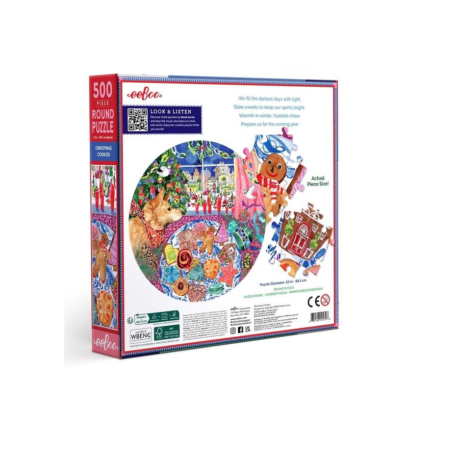Puzzle Christmas Cookies 500 pièces – Ambiance festive et douceurs de Noël