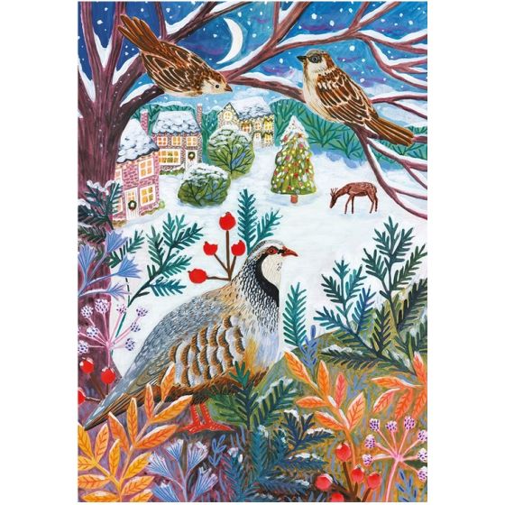 Puzzle Gibsons Frosty Fauna – Coffret 3 puzzles de 500 pièces illustrés par Lee Foster Wilson