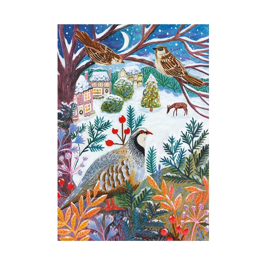 Puzzle Gibsons Frosty Fauna – Coffret 3 puzzles de 500 pièces illustrés par Lee Foster Wilson