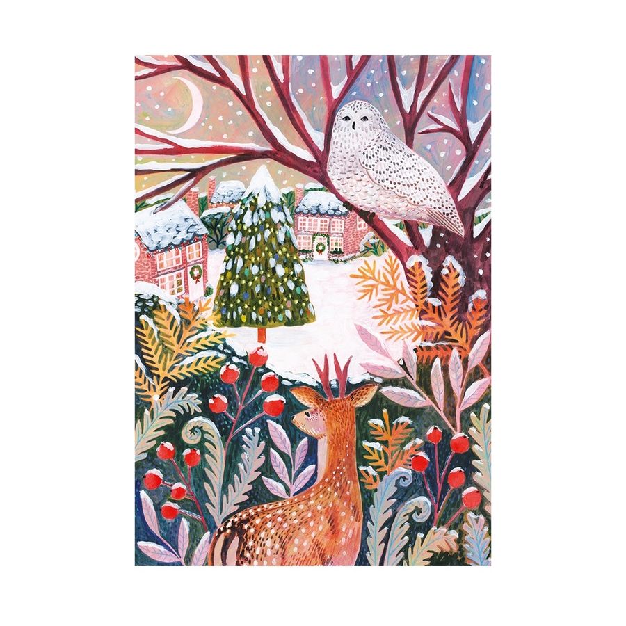 Puzzle Gibsons Frosty Fauna – Coffret 3 puzzles de 500 pièces illustrés par Lee Foster Wilson