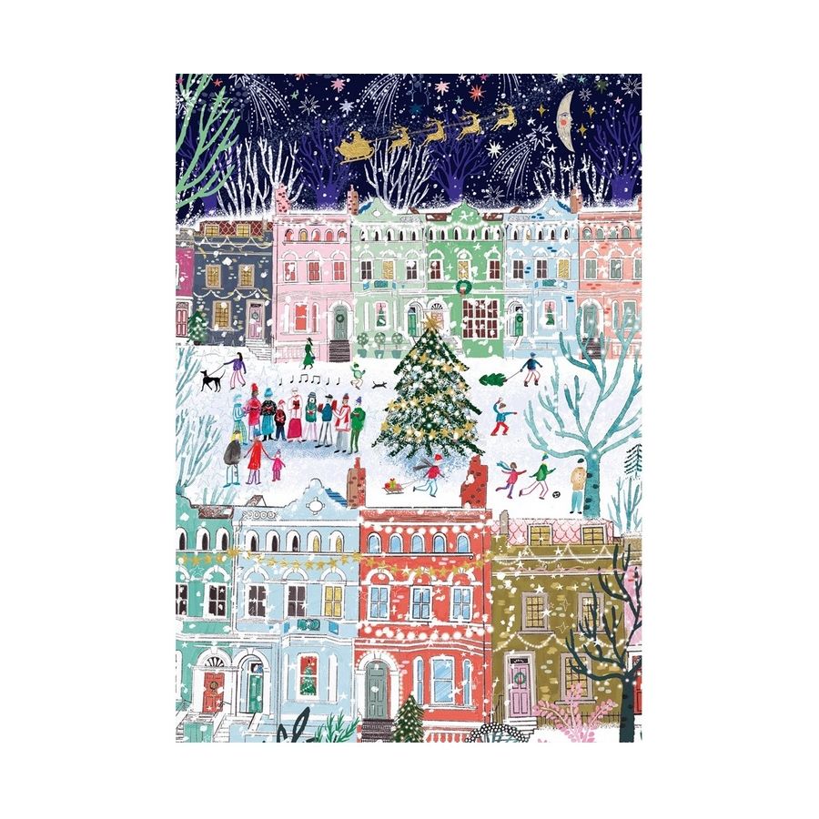 Set de 3 Puzzles 500 pièces – Christmas in London : Scènes festives londoniennes