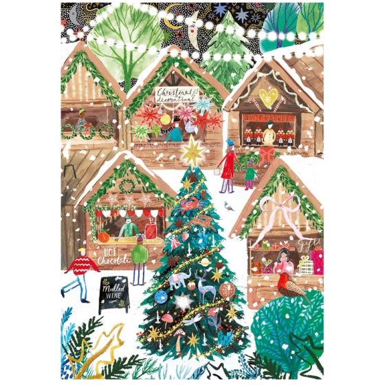 Set de 3 Puzzles 500 pièces – Christmas in London : Scènes festives londoniennes