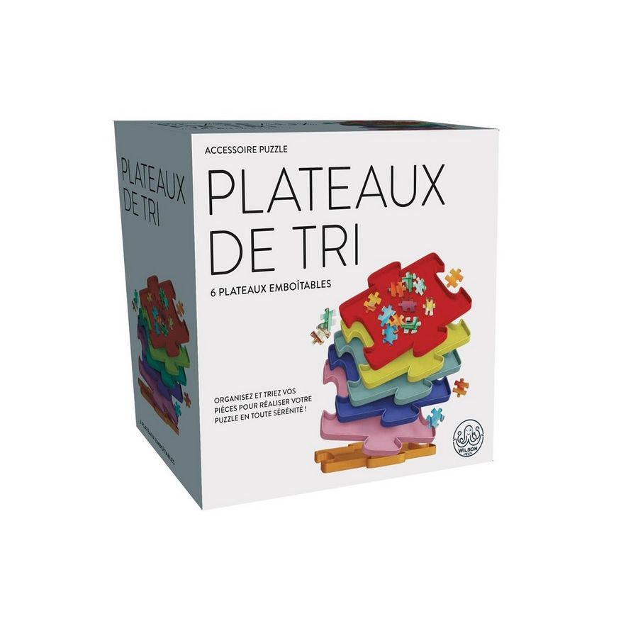 Set de 6 plateaux de tri emboîtables – Accessoire pratique pour puzzles