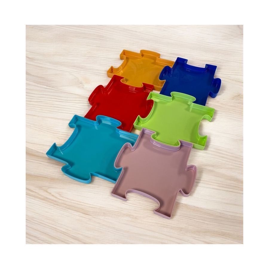 Set de 6 plateaux de tri emboîtables – Accessoire pratique pour puzzles