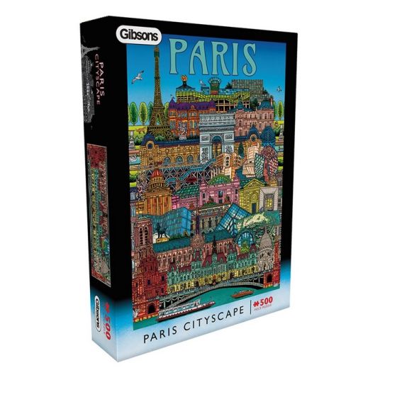 Puzzle Paris Cityscape Gibsons – 500 pièces écoresponsable