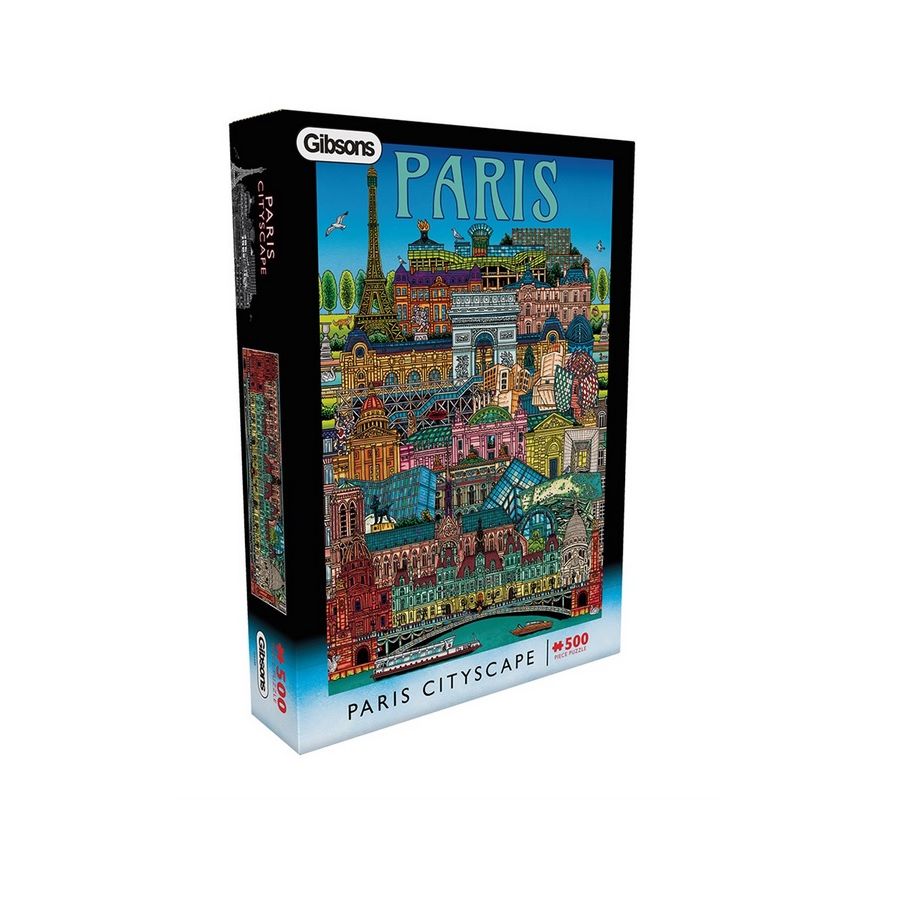 Puzzle Paris Cityscape Gibsons – 500 pièces écoresponsable