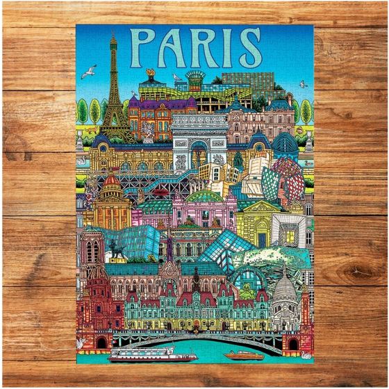 Puzzle Paris Cityscape Gibsons – 500 pièces écoresponsable