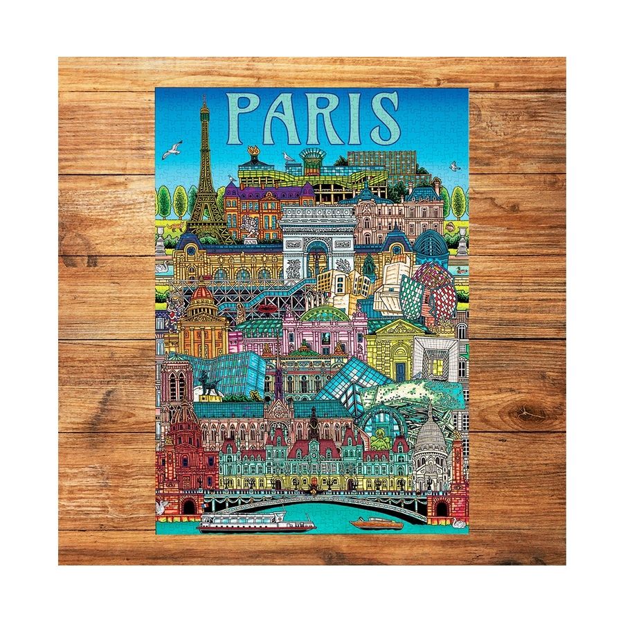 Puzzle Paris Cityscape Gibsons – 500 pièces écoresponsable