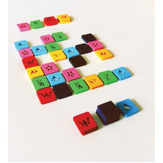 COLORO – Jeu de stratégie origami en bois : Duel tactique familial