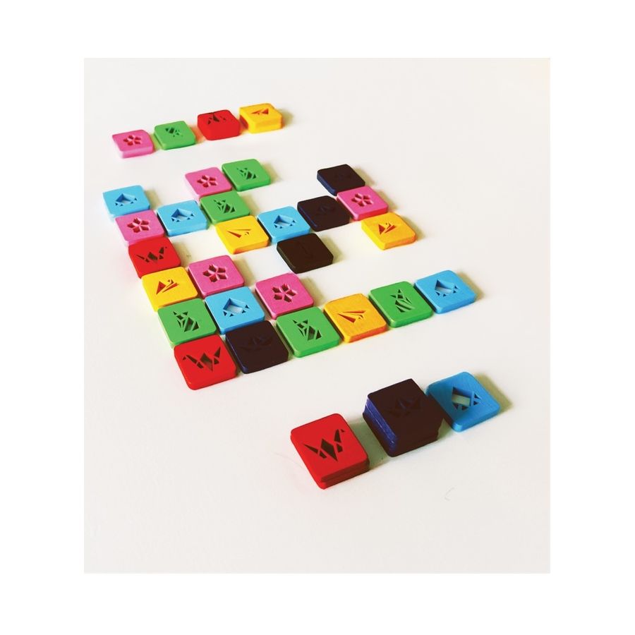 COLORO – Jeu de stratégie origami en bois : Duel tactique familial