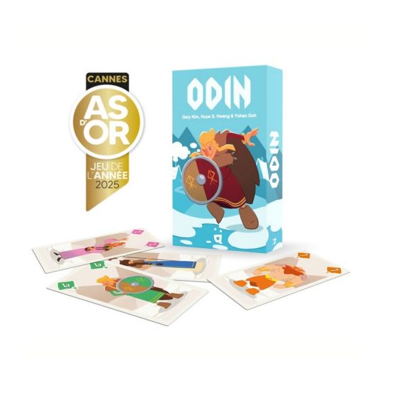 Jeu de cartes Odin – Stratégie Viking familiale dès 7 ans : As d’Or 2025