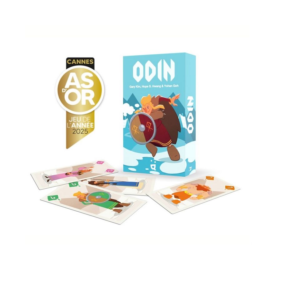 Jeu de cartes Odin – Stratégie Viking familiale dès 7 ans : As d’Or 2025 Jeu de cartes Odin – Stratégie Viking familiale dès 7 ans : As d’Or 2025