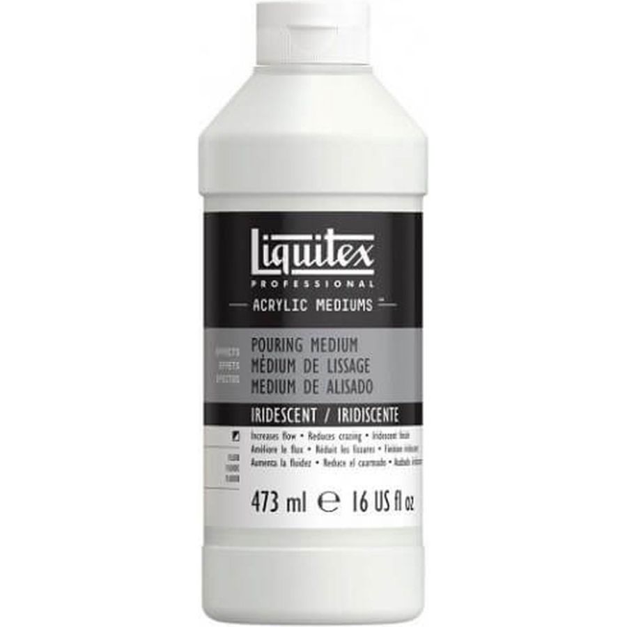 Liquitex Additif Médium de Lissage Irisé 473 ml – Effet scintillant et métallique Liquitex Additif Médium de Lissage Irisé 473 ml – Effet scintillant et métallique